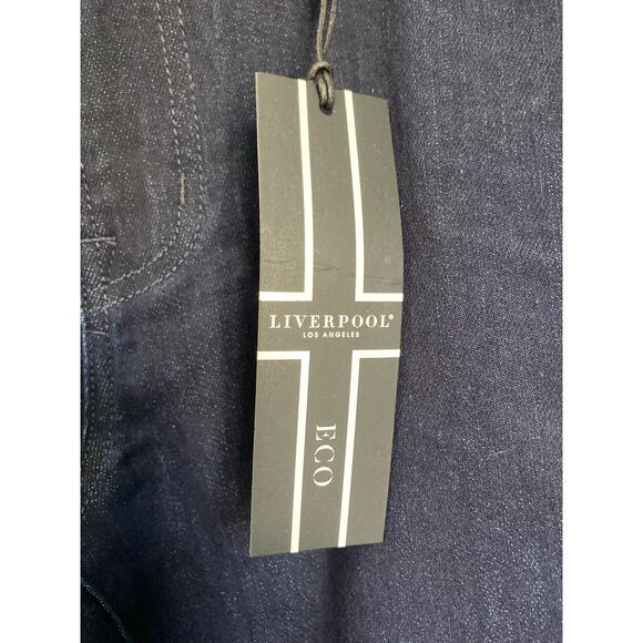 Liverpool Los Angeles Eco Jeans 35x32 Kingston Straight NWT - Picture 2 of 9